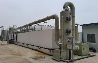 安徽萬(wàn)畝耕園食品有限公司污水處理站反吊膜加蓋及除臭系統(tǒng)